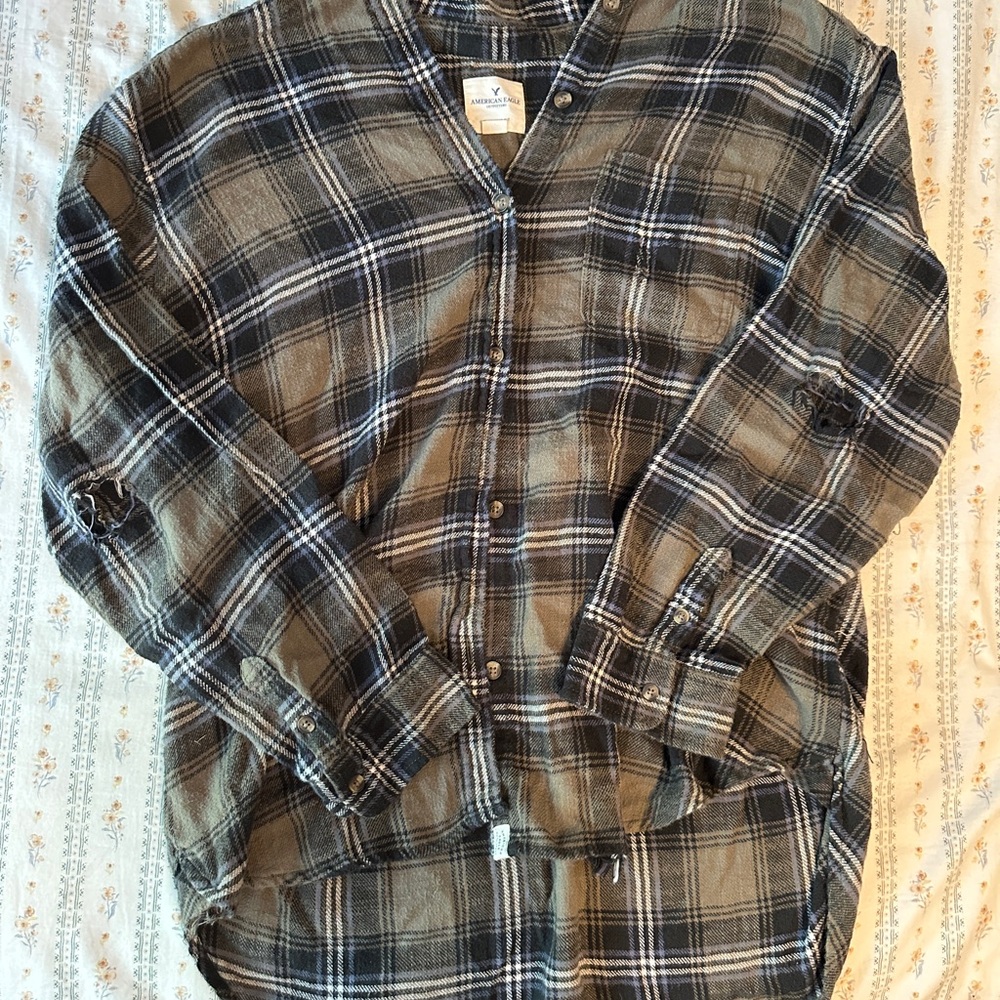 Oversized Flannel Shirt